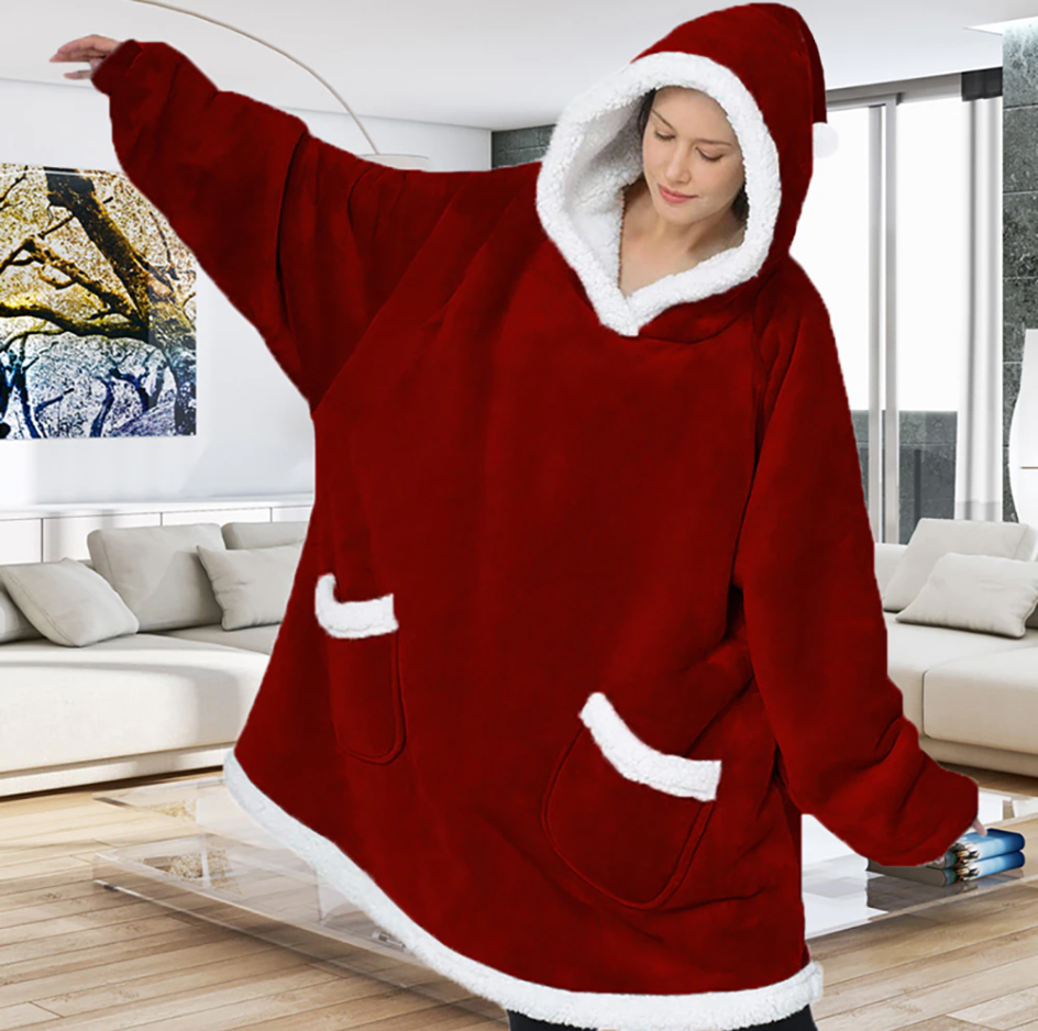 Gigantisk genserplaid ultra komfortabel for total avslapning