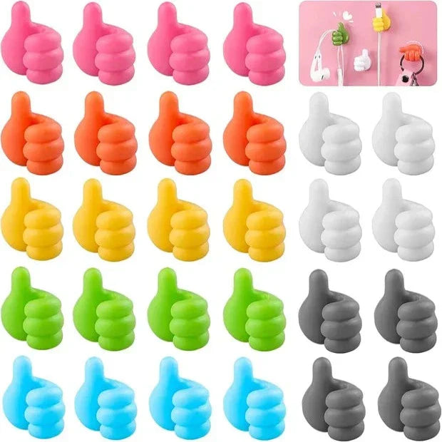 ThumbMate - Kreativ väggcrochet i självhäftande silikon